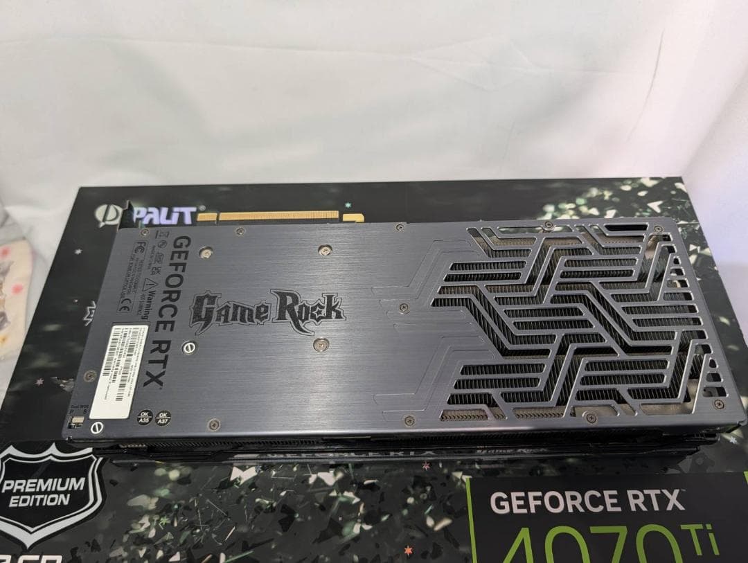動作確認済み Palit RTX4070Ti GameRock Premium