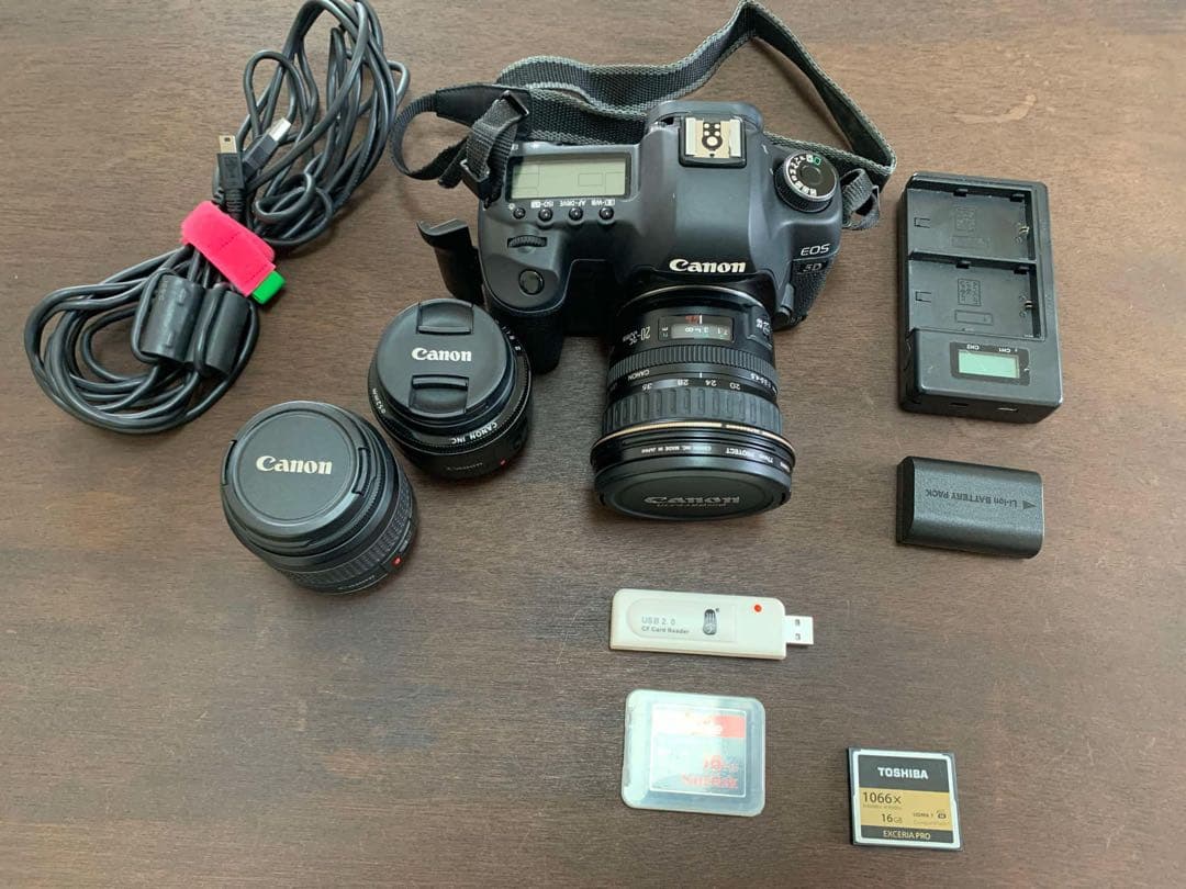 Canon EOS 5D Mark II レンズ 3 個　付属品