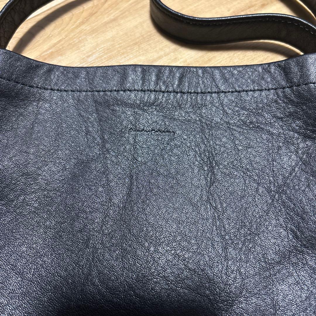 エンダースキーマ レザーショルダーバッグ ブラック