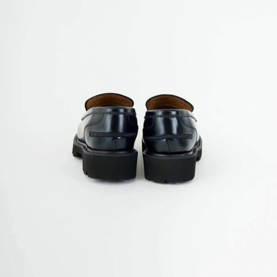 カミナンド　黒レザー ローファー　38