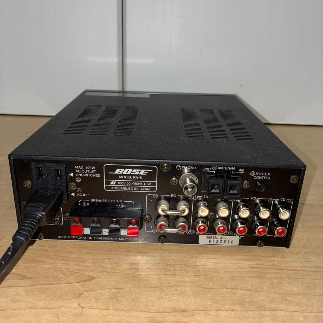BOSE RA-8 プリメインアンプ　リモコン付き　いい音です