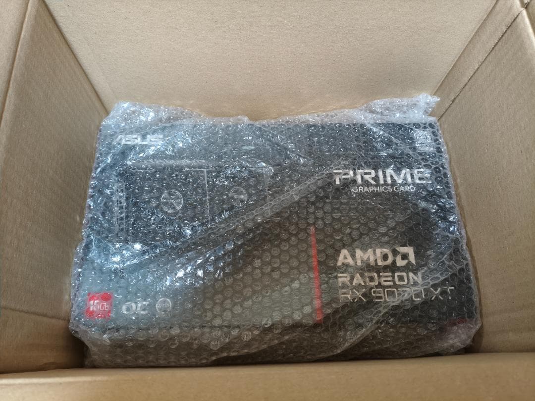 ASUS RX 9070 XT PRIME OC 16GB【値下げ】箱あり