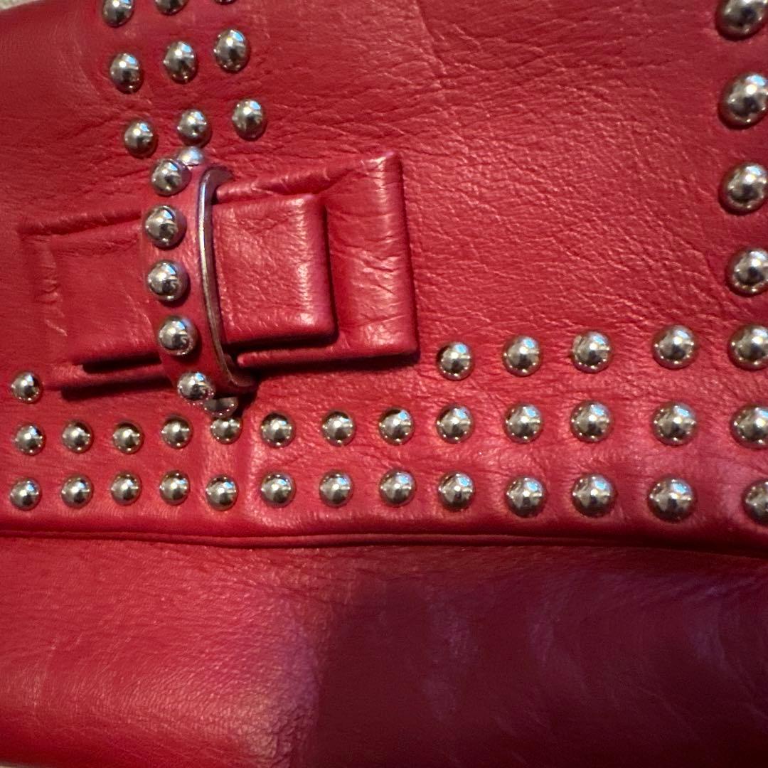 SALEChristian Louboutin レザー クラッチバッグ　ルブタン