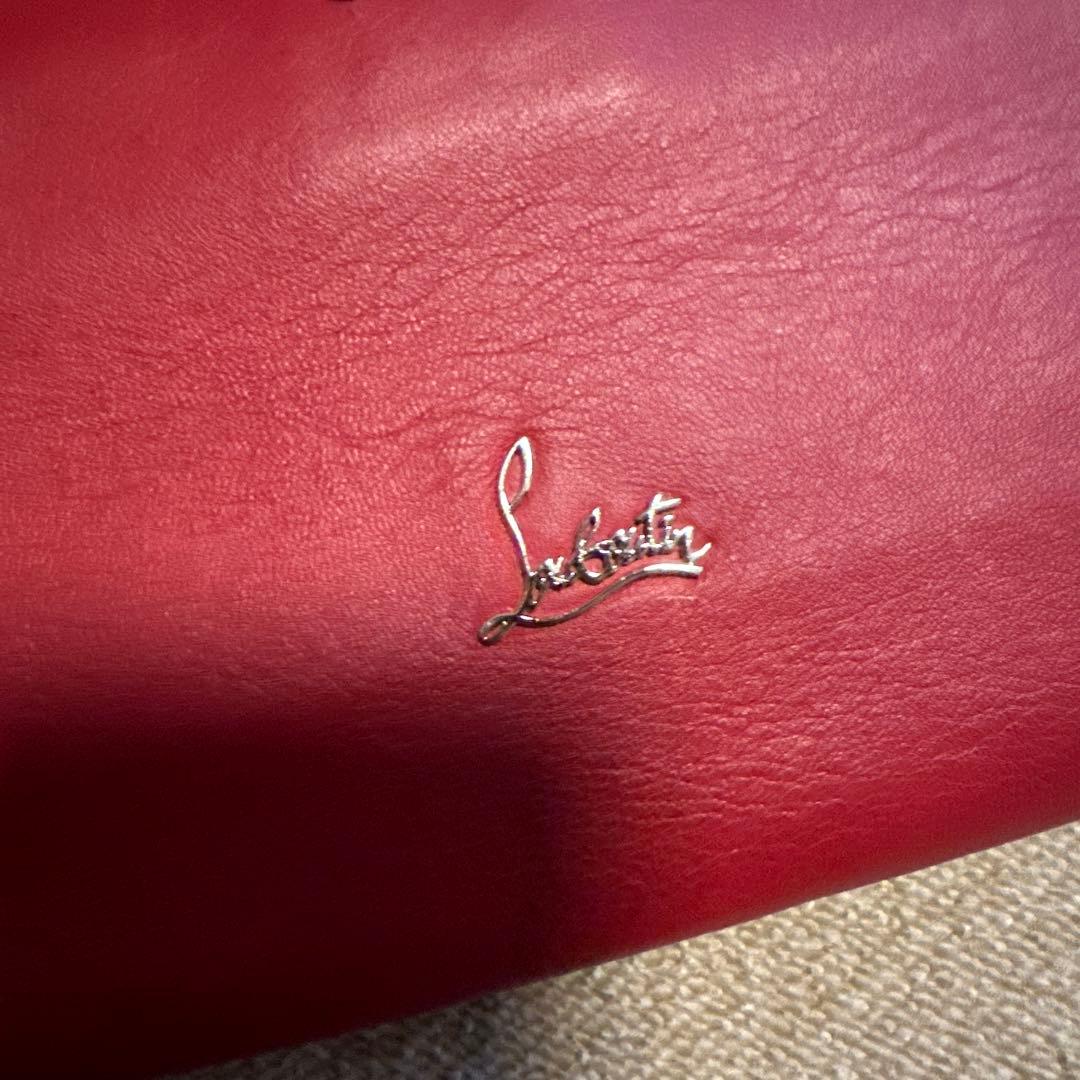 SALEChristian Louboutin レザー クラッチバッグ　ルブタン