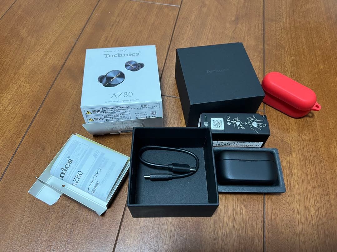 Technics AZ80 ワイヤレスイヤホン　シリコンケース付