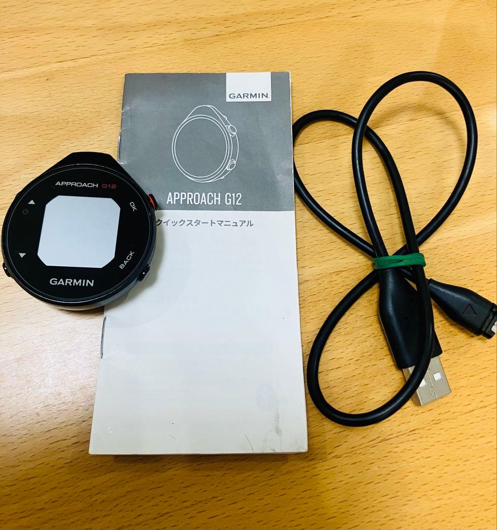 【電源確認済】GARMIN ゴルフナビ G12 APPROACH ブラック