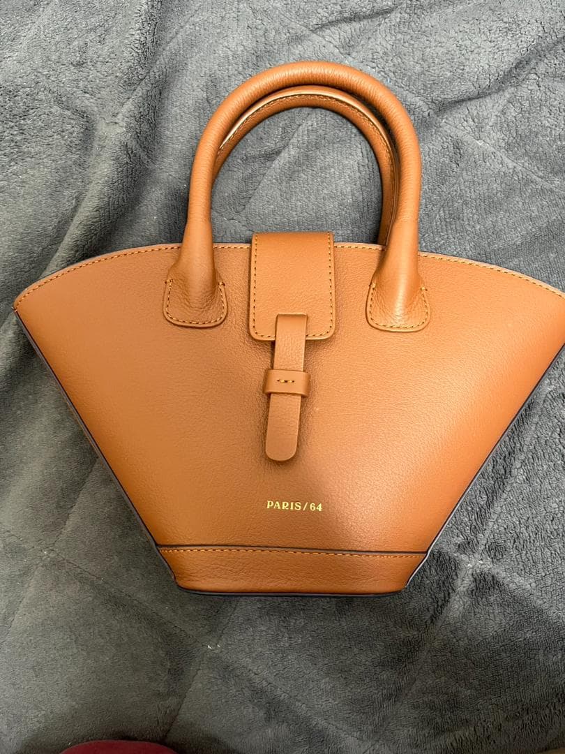 ブラウン ハンドバッグ型 ショルダーバッグ　paris64