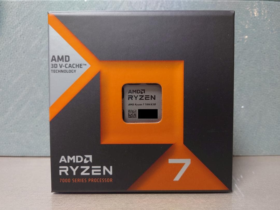 新品未開封 AMD Ryzen 7 7800X3D BOX 日本国内正規品保証付