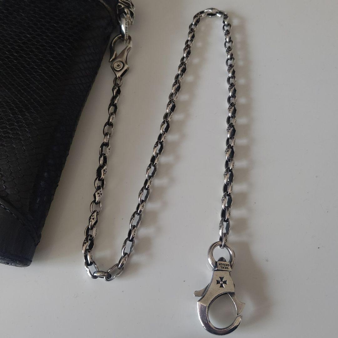 ディールデザイン エンブレムライオンウォレット スリップカットウォレットチェーン