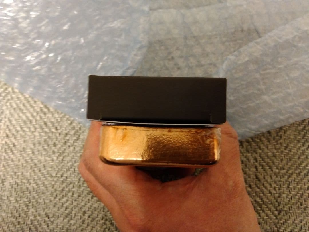 ポーランドゲルマニア純銅赤金 1キロ　キャストバー　ペーパーウエイト