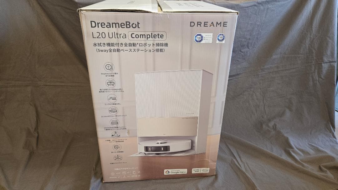 使用3回のみ「Dreame L20 Ultra Complete」ロボット掃除機