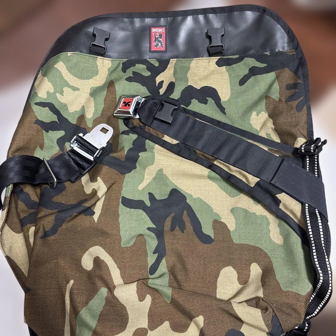 【年始特別】CHROME カモフラージュ メッセンジャーバッグ