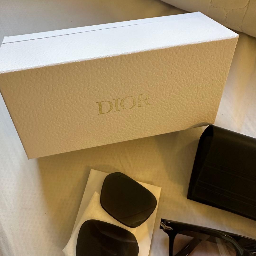 Dior サングラス ブラック ブラウン レンズ