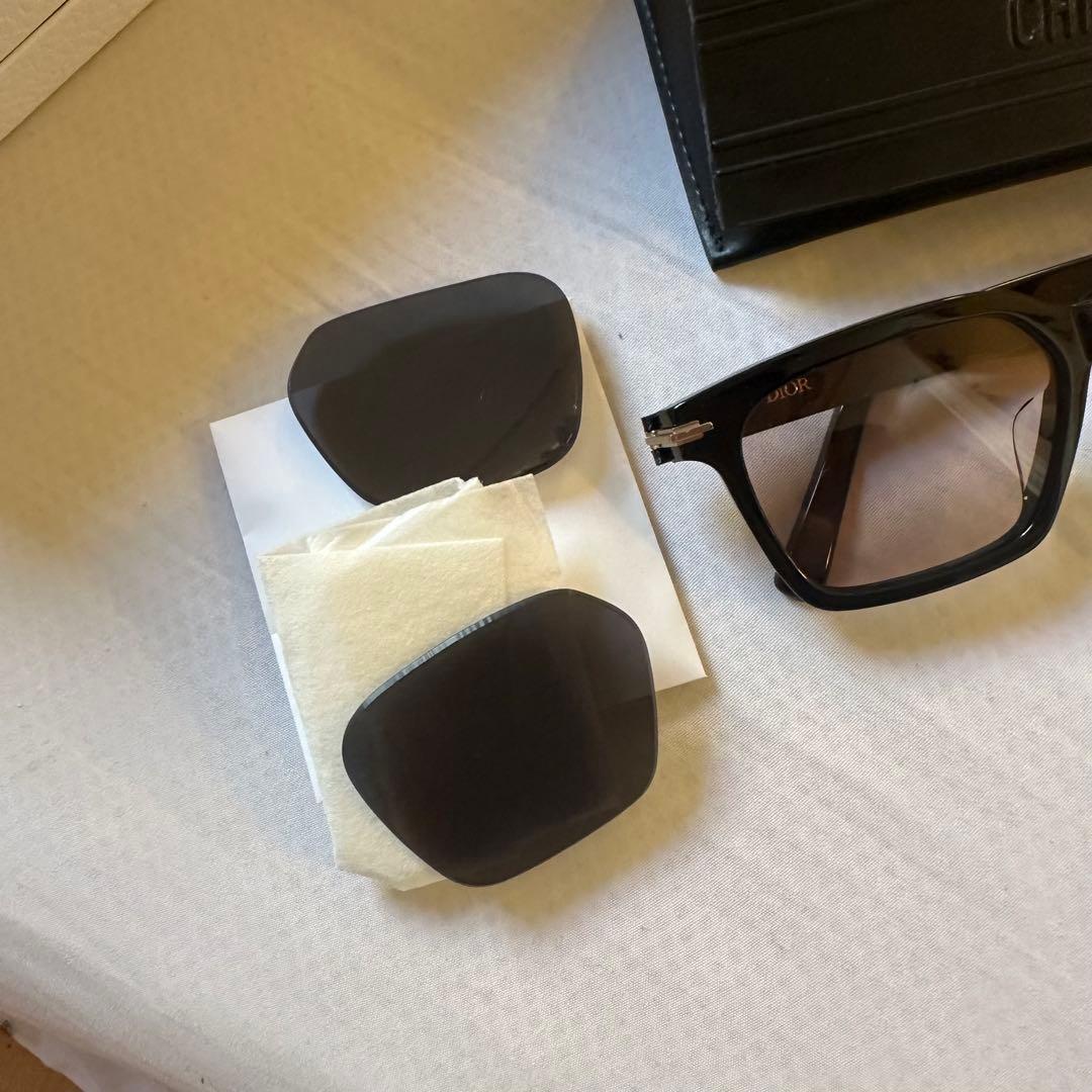 Dior サングラス ブラック ブラウン レンズ