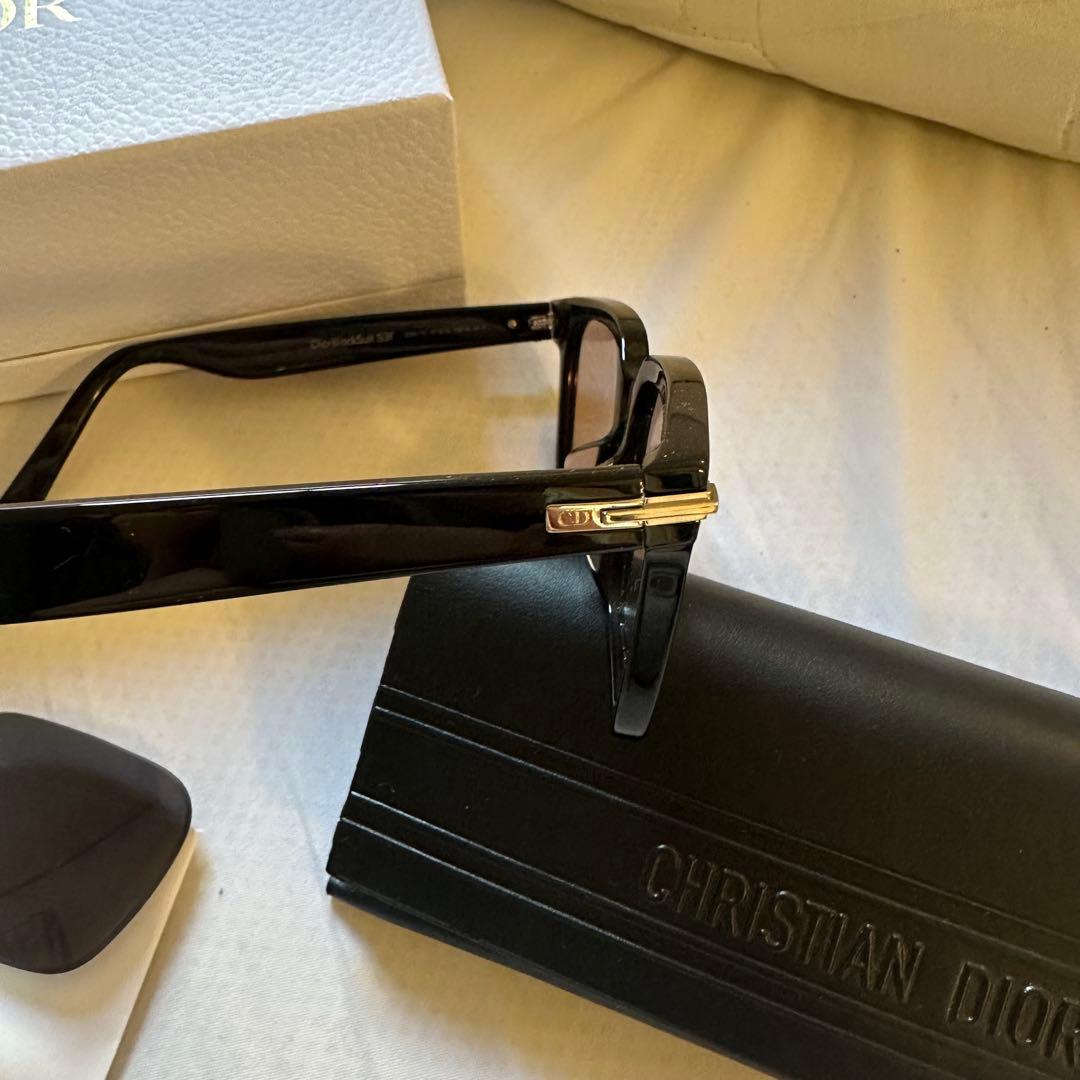 Dior サングラス ブラック ブラウン レンズ