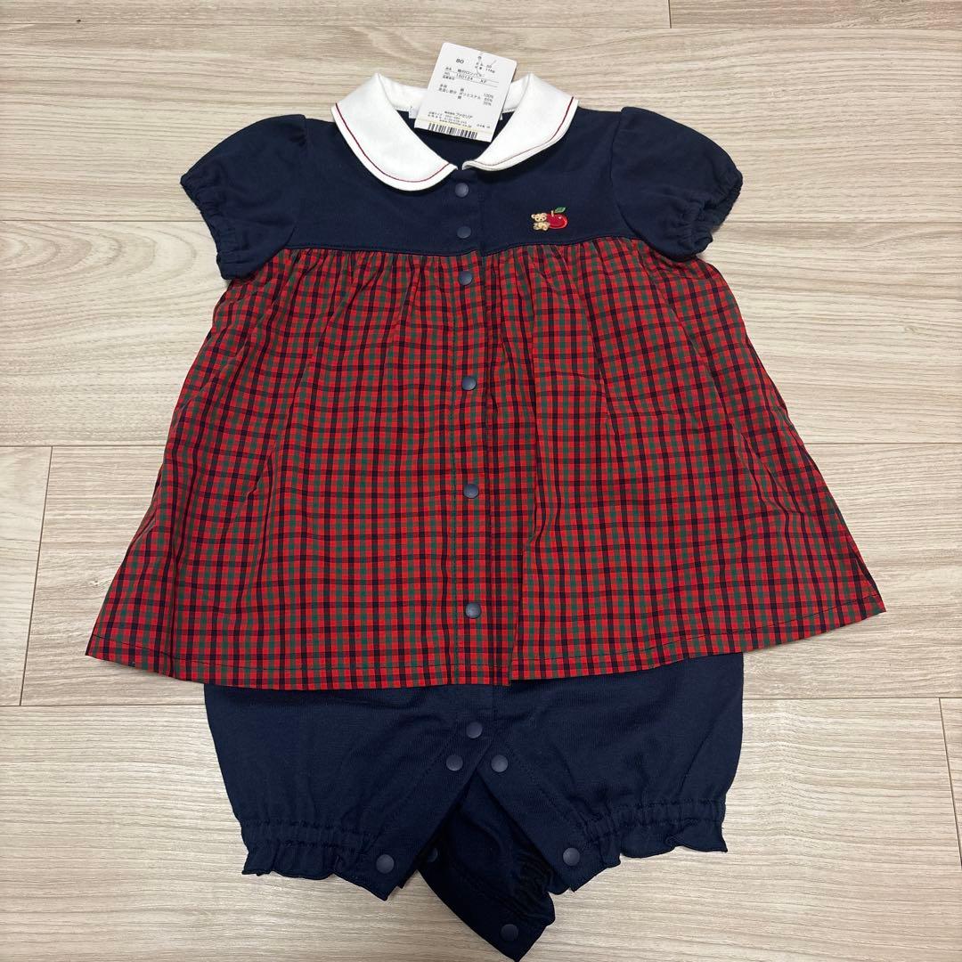 新品　ファミリア　ベビー　ロンパース