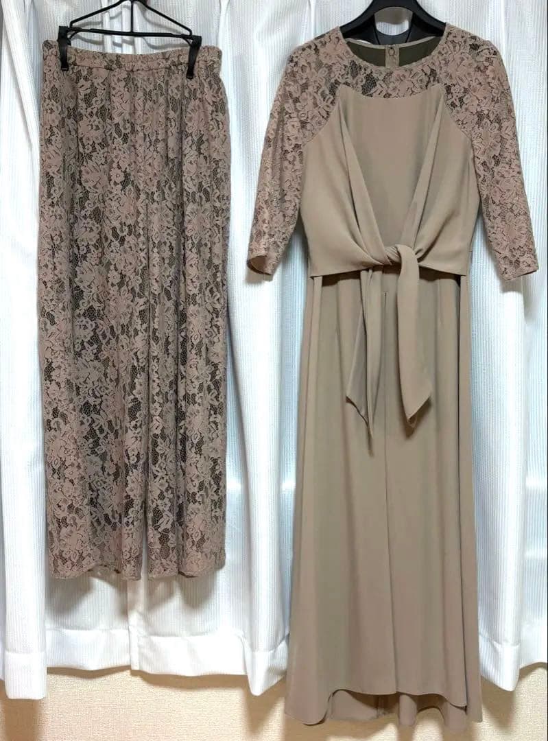 ニコルホワイト パンツドレス フォーマルドレス 結婚式 二次会発表会