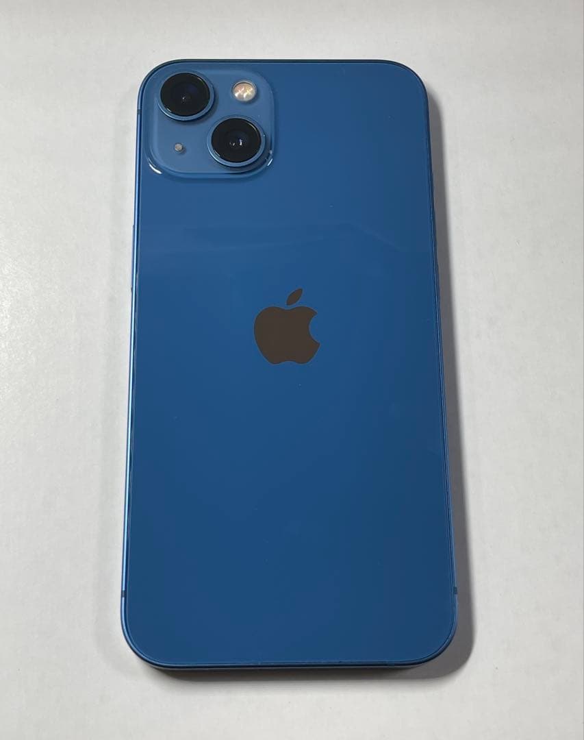 iPhone13 128GB ブルー バッテリー100% 取外し純正バッテリー付