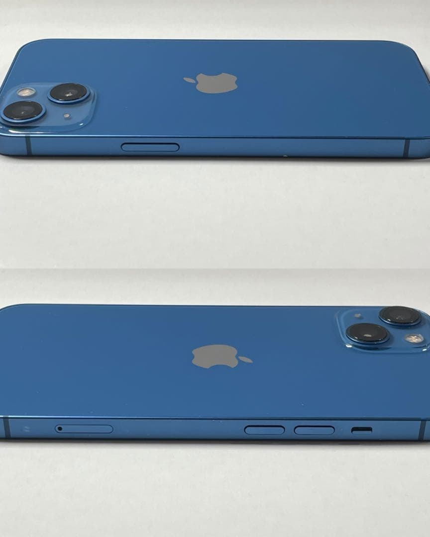 iPhone13 128GB ブルー バッテリー100% 取外し純正バッテリー付