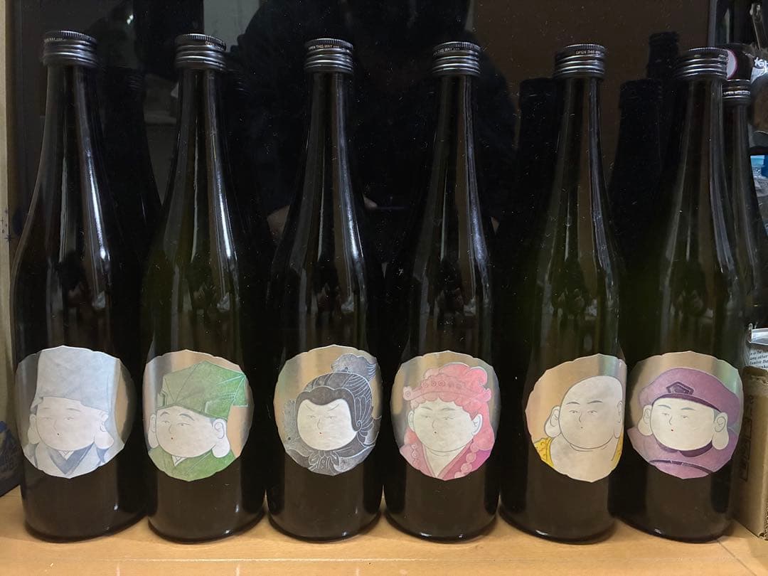 ル*ー様 【定価】田中六十五　酒の七福神　外箱入り6本(産土、若波、東洋美人、仙