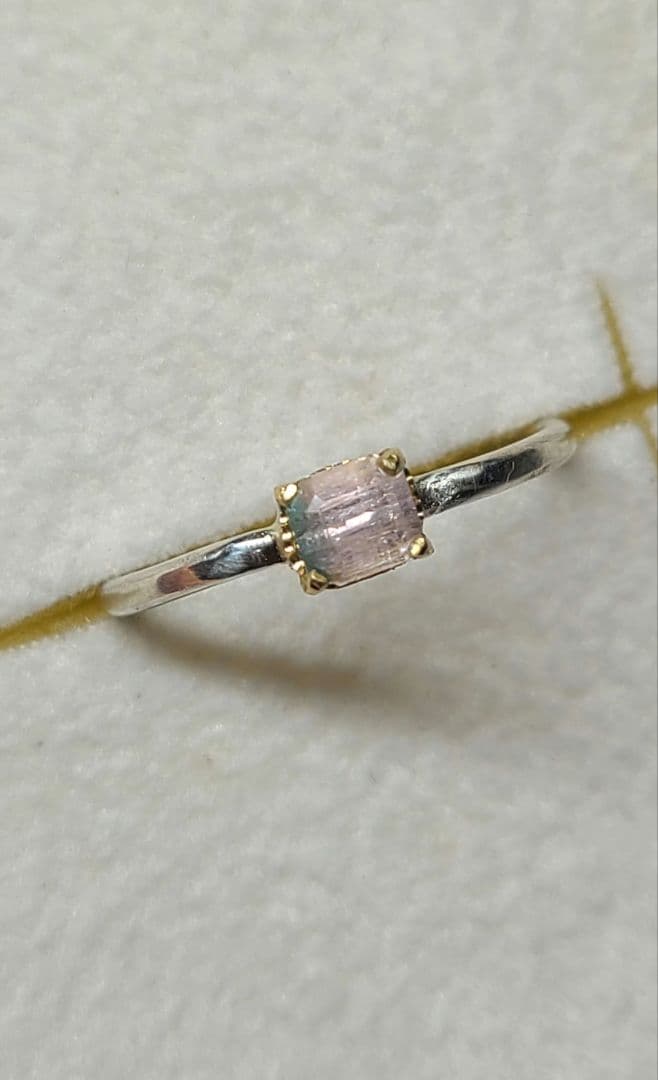 たーちゃん★アフガニスタン産バイカラートルマリン・ブルー、ピンク★