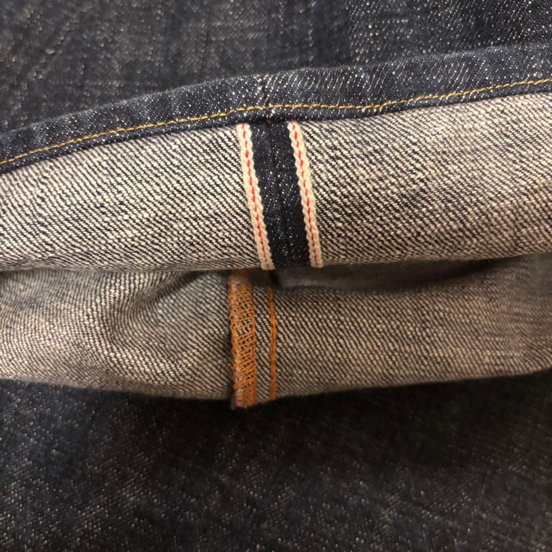 戸*妹様 EVISU エビス 大黒 レザー ブラック ビックカモメ 赤耳 W36