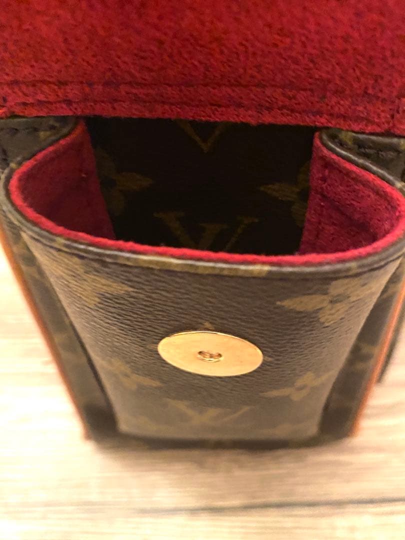 Louis Vuitton ブラウンレザートートバッグ