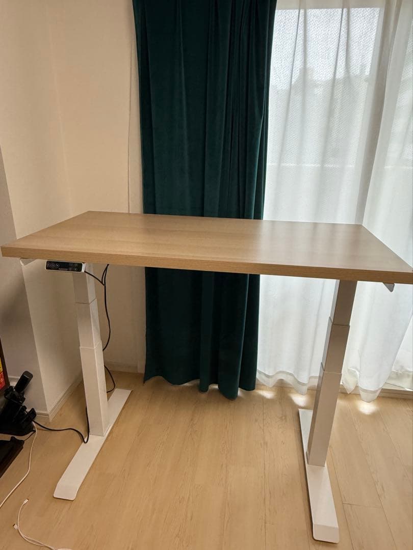 引き取り限定 FlexiSpot E7 電動昇降デスク + 天板 120×60