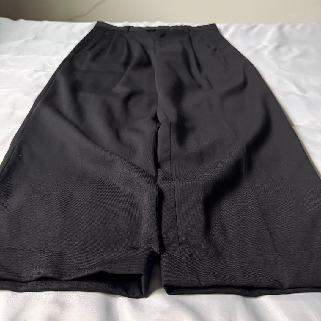 90s vintage イタリア製 ウール ツータック ワイドスラックス ユーロ