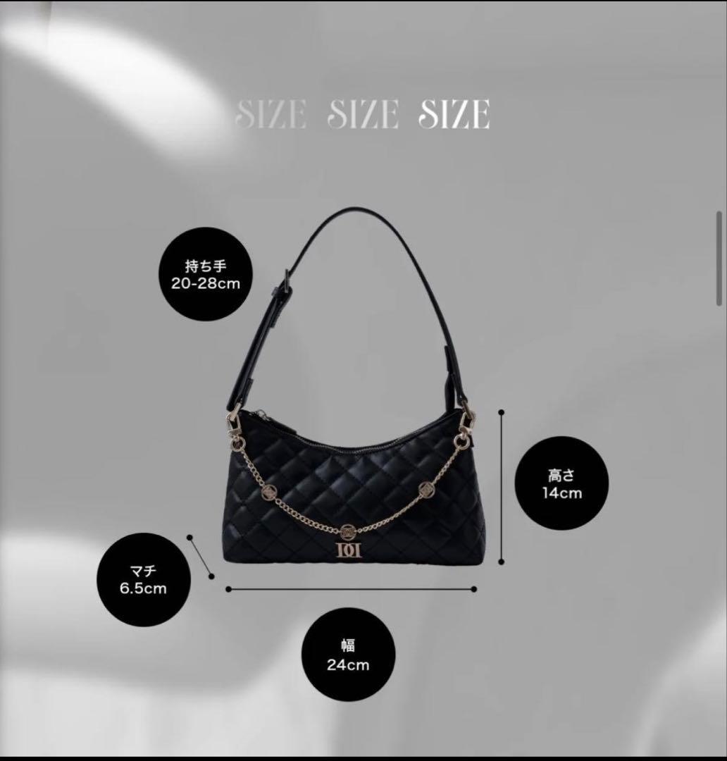 Darich ダーリッチ キルティングチェーンハンドミニバッグ ショルダーバッグ