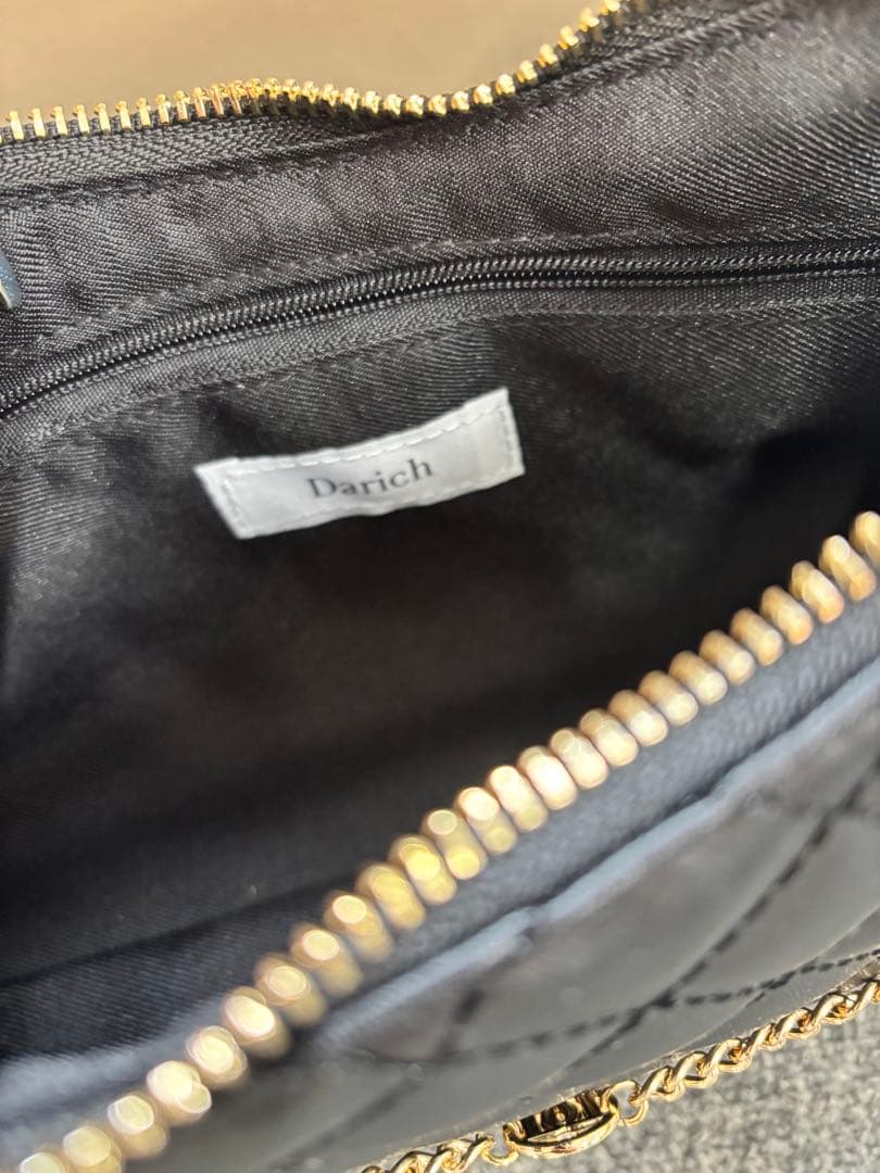 Darich ダーリッチ キルティングチェーンハンドミニバッグ ショルダーバッグ
