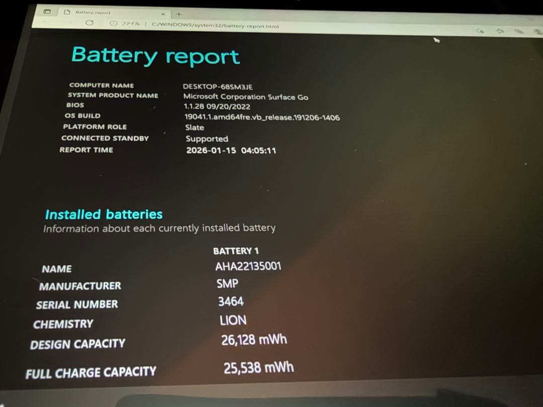 Windowsタブレット本体 Microsoft Surface Go