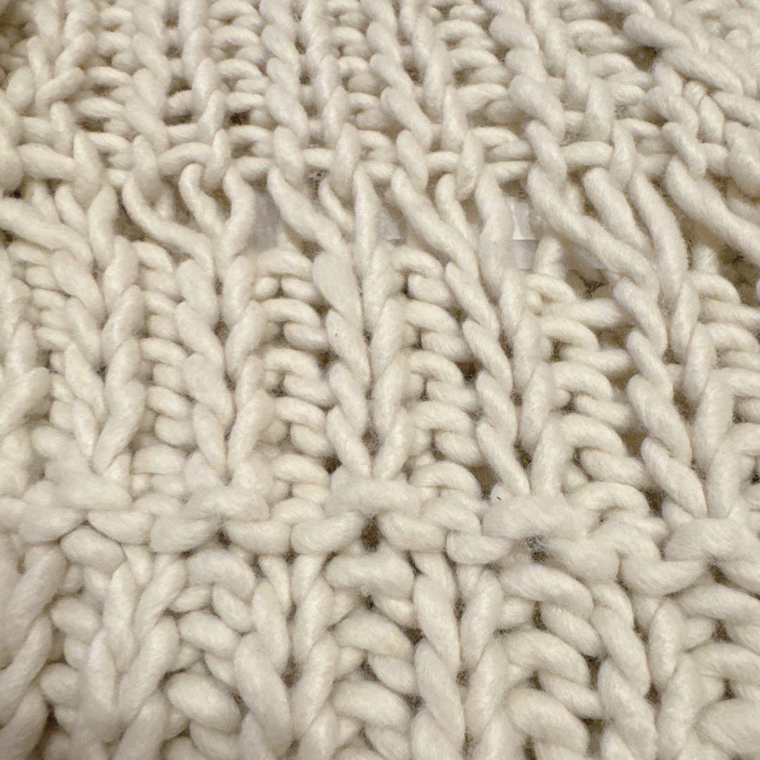 新品　TODAYFUL チャンキーハンドニットベスト F 23AW ローゲージ