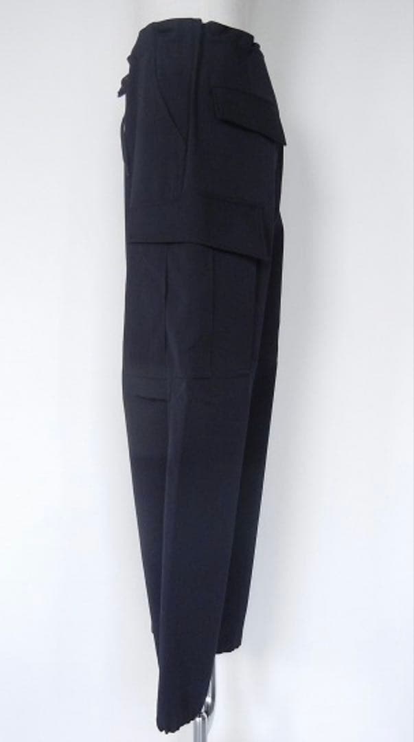 COMOLI ウールギャバ6Pパンツ　ネイビー　サイズ1