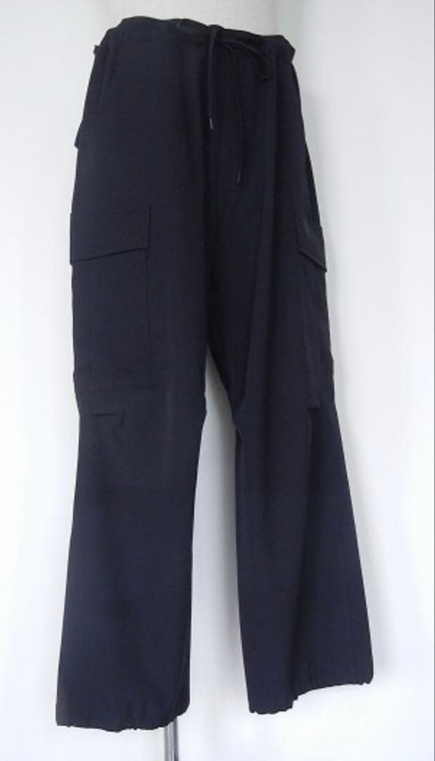 COMOLI ウールギャバ6Pパンツ　ネイビー　サイズ1