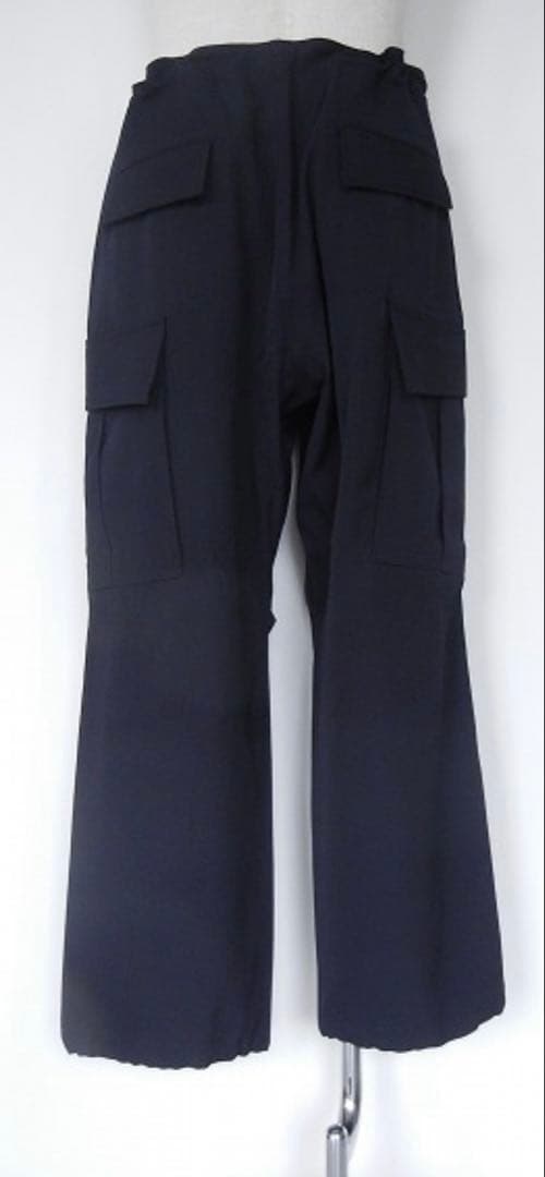 COMOLI ウールギャバ6Pパンツ　ネイビー　サイズ1