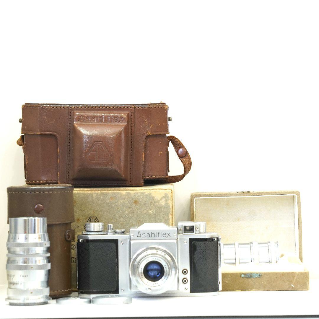 動作品◎ペンタックス Asahiflex 50mm f3.5 フィルムカメラ