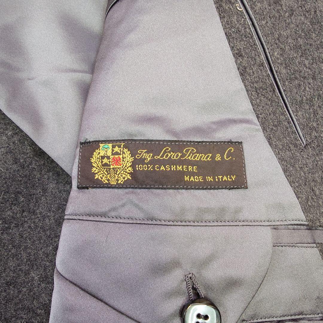 美品【80s】ロロピアーナ カシミヤ100% オーダーメイド ダブルジャケット