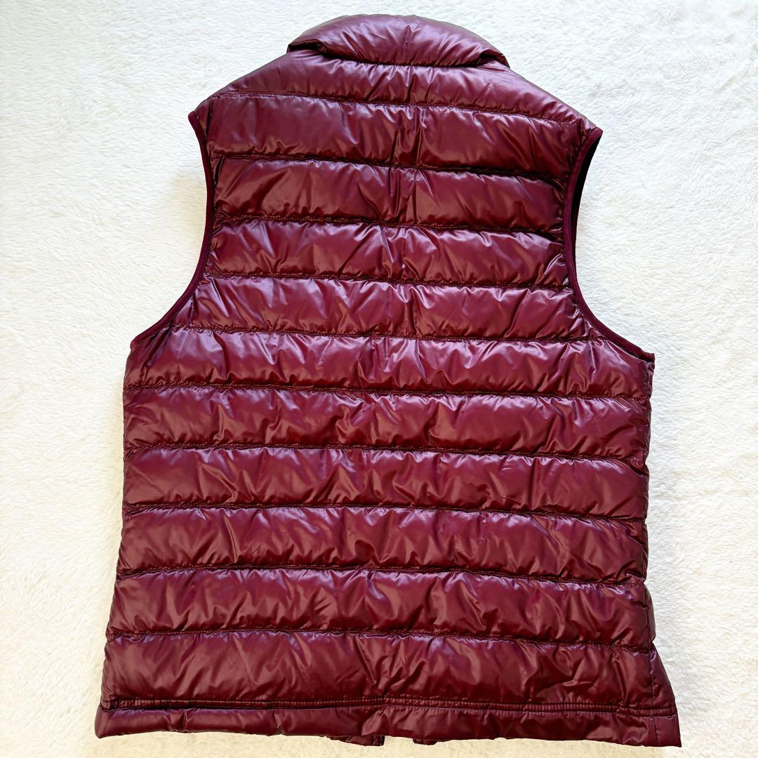 美品　バーバリーブラックレーベル　ノバチェック　ダウンベスト　ボルドー　XL