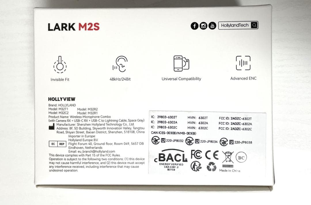 HOLLYLAND LARK M2S Combo ワイヤレスマイク