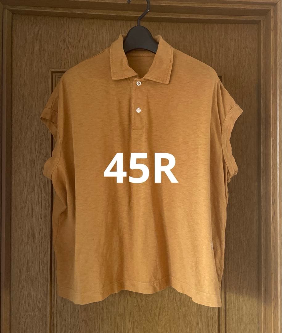 【45R☆45rpm 】天竺Mポロ☆コットン100%ポロシャツ