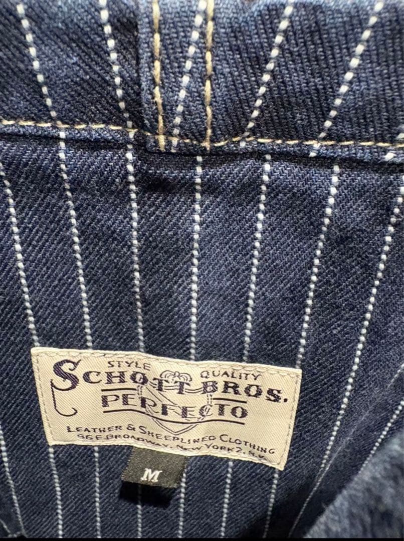 schott ヒッコリー オーバーオール