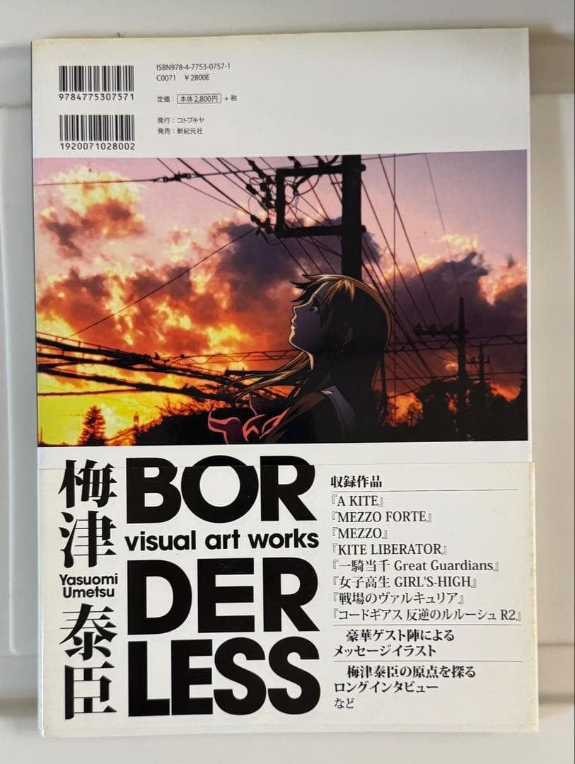 [絶版希少本] 梅津泰臣 BORDERLESS visual art works
