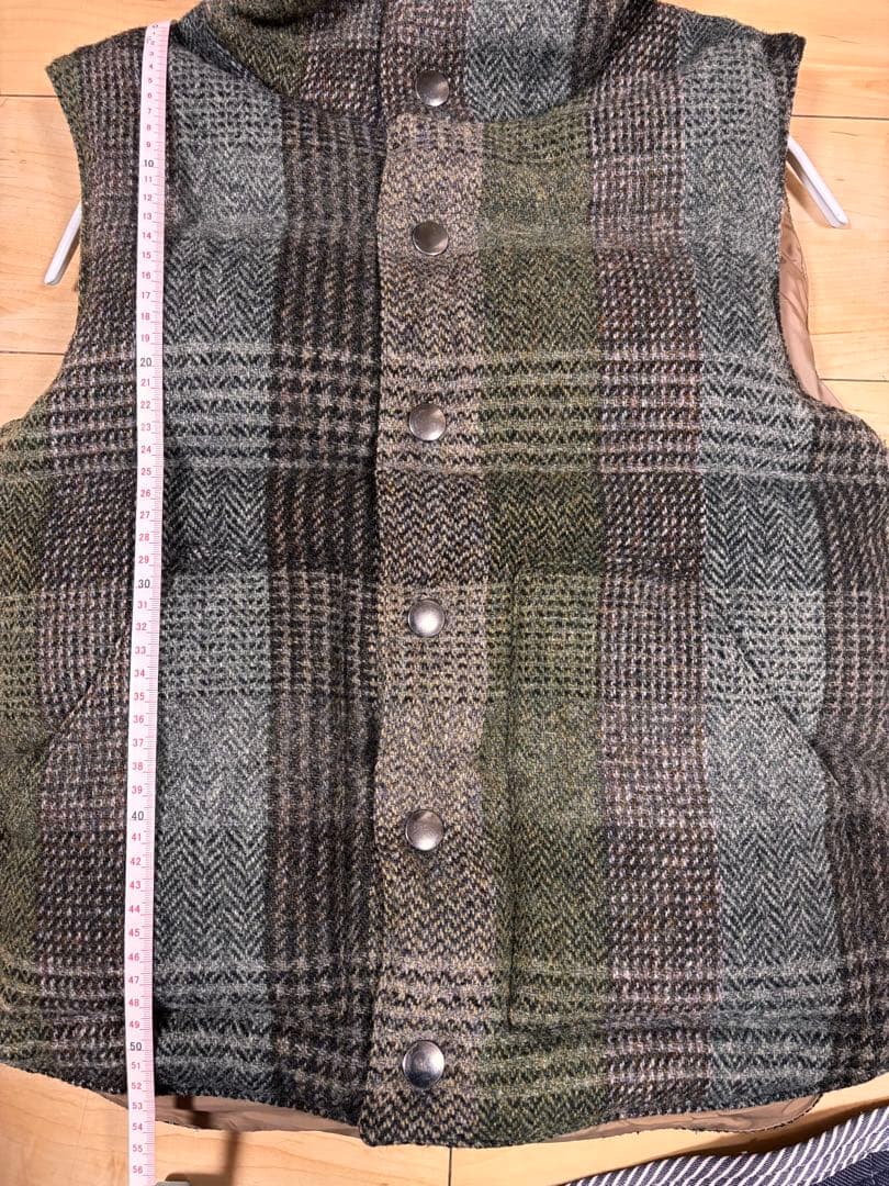 【美品】ハリスツイード100周年モデル　ダウンベスト