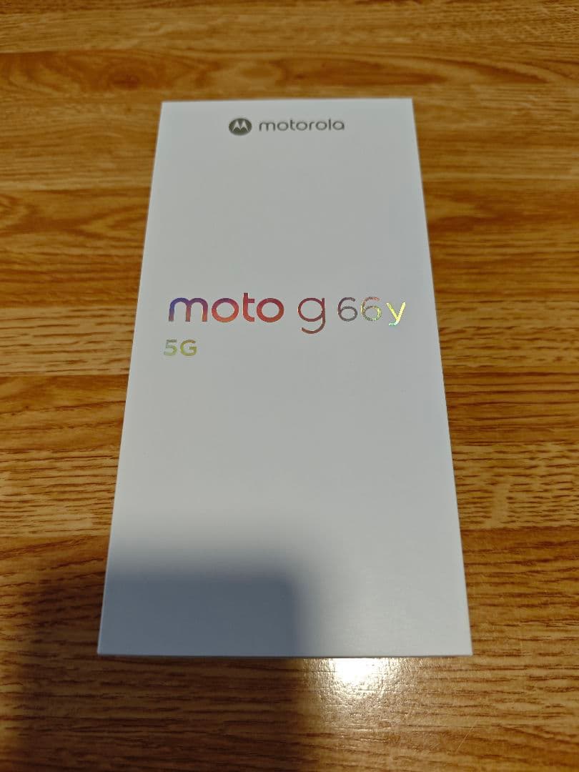 新品未使用　motorola moto g66y 5G 本体