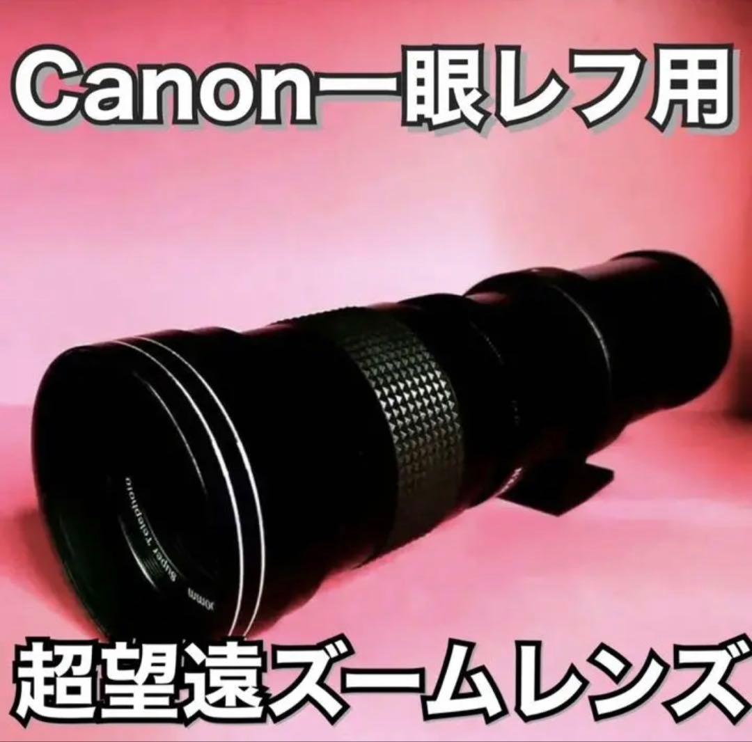 残りわずか！限定値下げ！スーパーズームレンズ！Canon一眼レフカメラ用！袋付き
