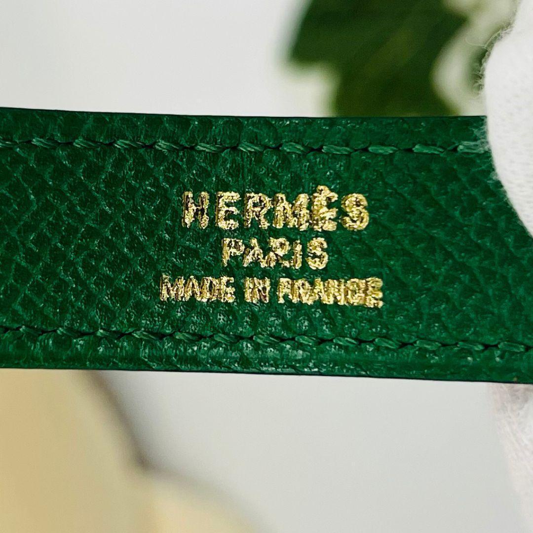 エルメス コンスタンス　ミニ　サイズ65 ベルト ボルドー レザー リバーシブル