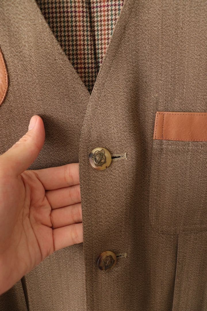 ラルフローレン　ハンティングジャケット（ウールギャバ）