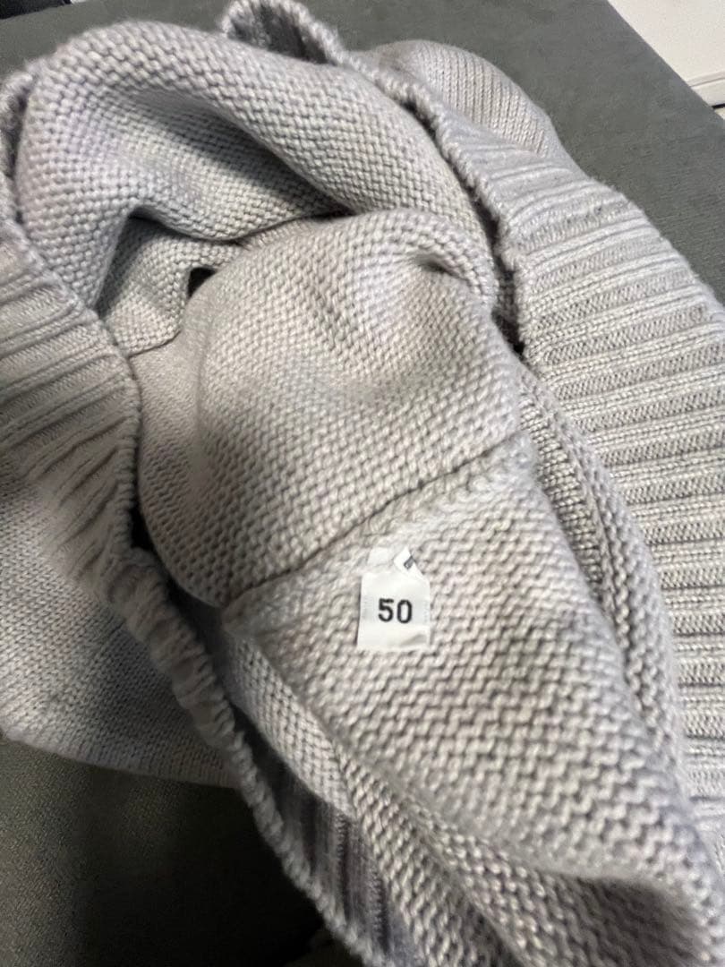 BAFY グレー タートルネックニット