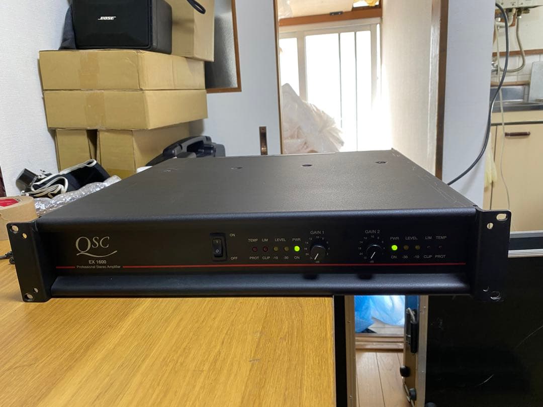 QSC EX1600 PAアンプ ステレオパワーアンプ 2CH 高出